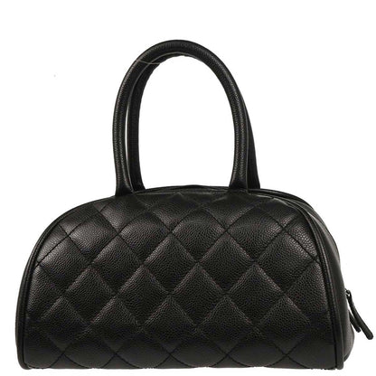 Chanel Black Caviar Bowling Bag