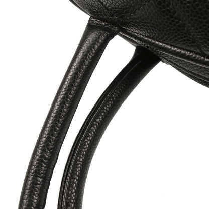 Chanel Black Caviar Bowling Bag