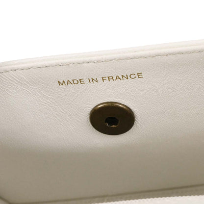 Chanel White Caviar Handbag