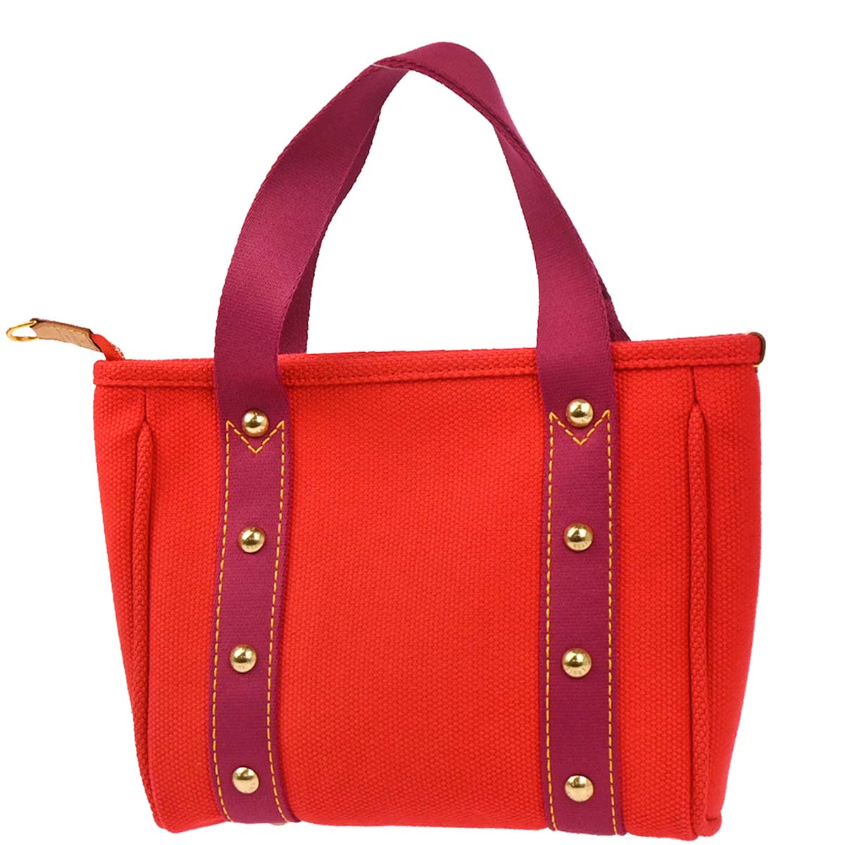 Louis Vuitton Red Purple Antigua Cabas PM Tote Bag M40037