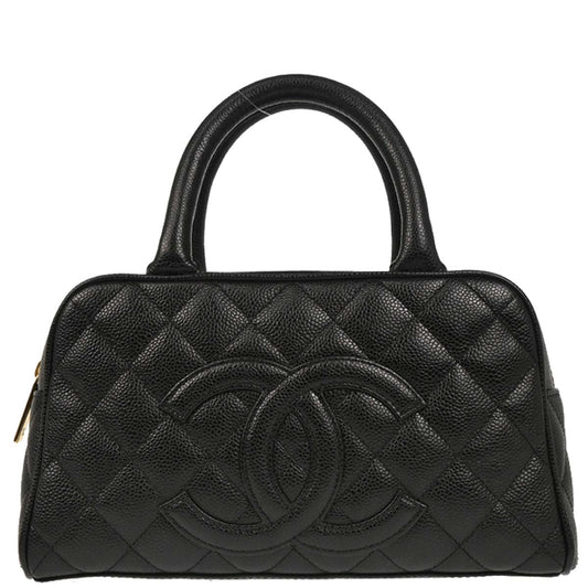 Chanel Black Caviar Bowling Bag