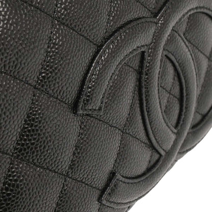 Chanel Black Caviar Bowling Bag