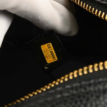 Chanel Black Caviar Bowling Bag