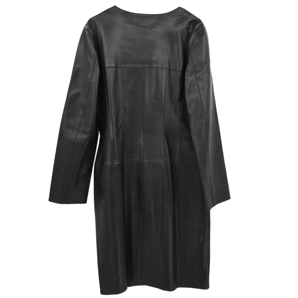 Chanel Single Breasted Collarless Jacket Black #40