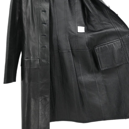 Chanel Single Breasted Collarless Jacket Black #40