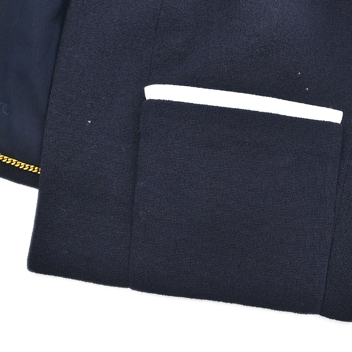 Chanel Single Breasted Jacket Black #42
