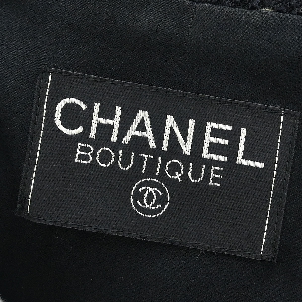 Chanel Double Breasted Jacket Black