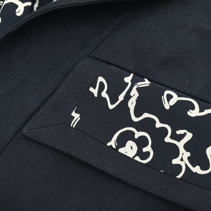 Chanel Single Breasted Jacket Black #38