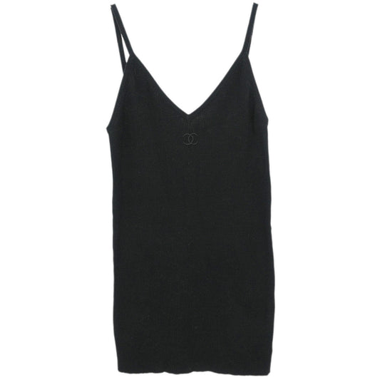 Chanel Sleeveless Top Camisole Black #40