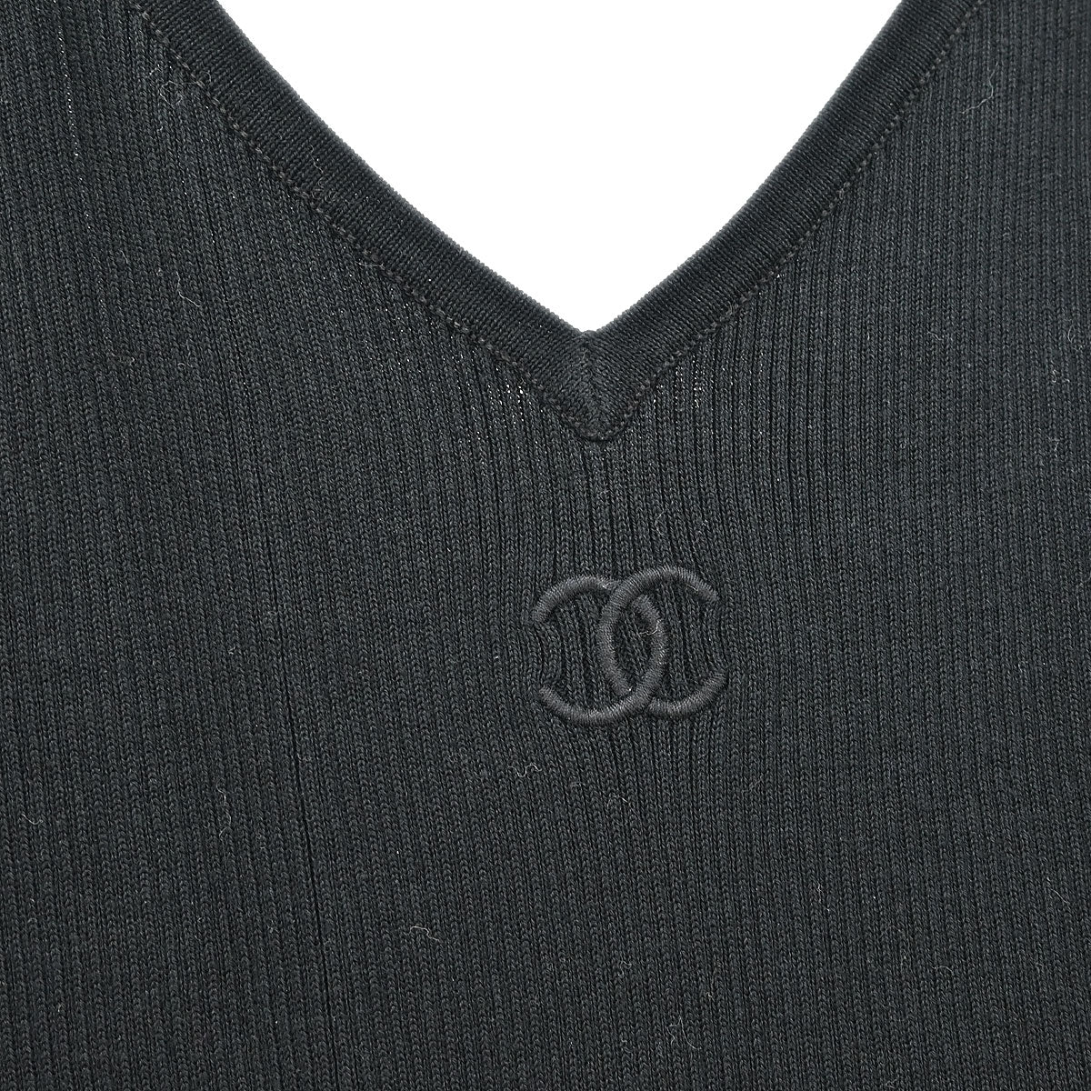 Chanel Sleeveless Top Camisole Black #40