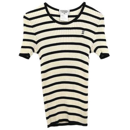 Chanel Short Sleeve Top White #40