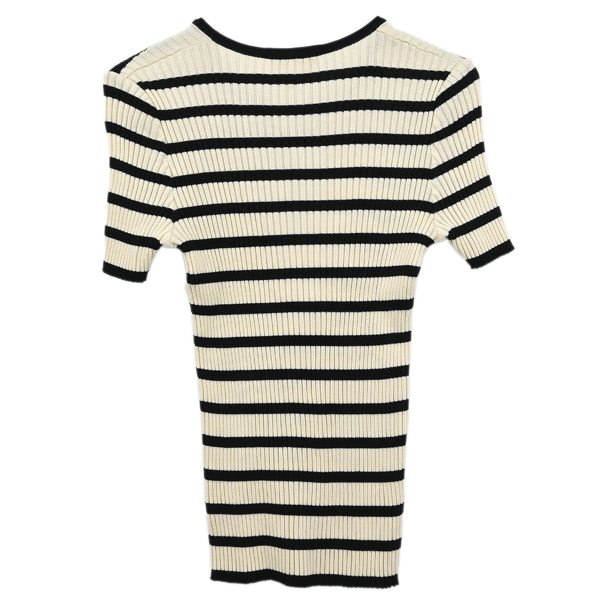 Chanel Short Sleeve Top White #40