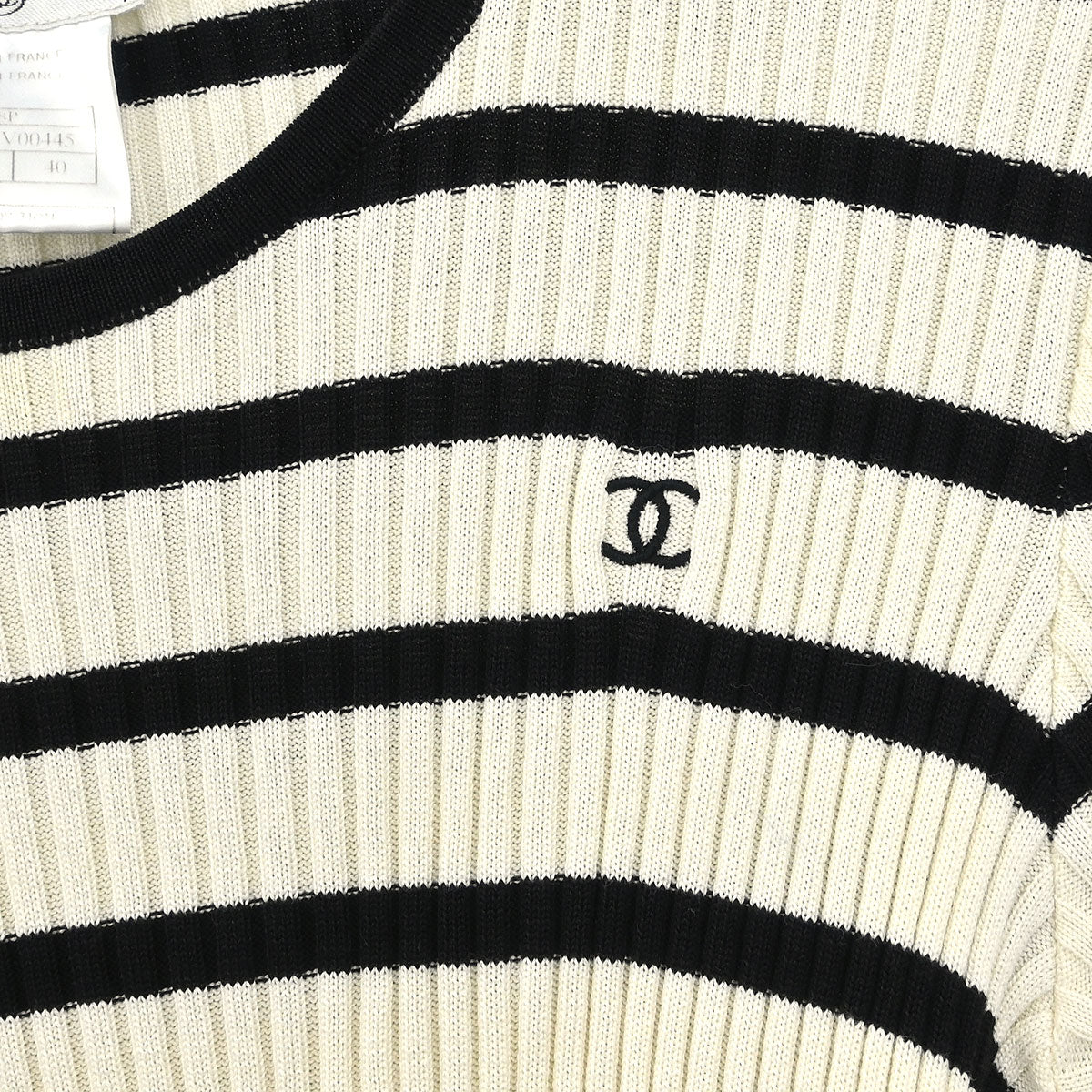 Chanel Short Sleeve Top White #40