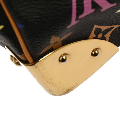 Louis Vuitton Black Monogram Multicolor Keepall 45 Handbag M92640