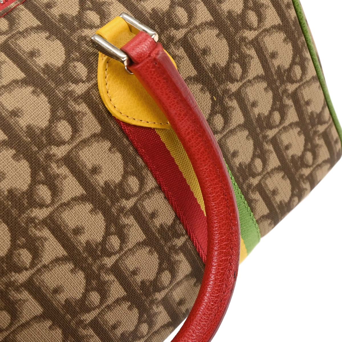 Christian Dior Brown Rasta-Color Trotter Handbag