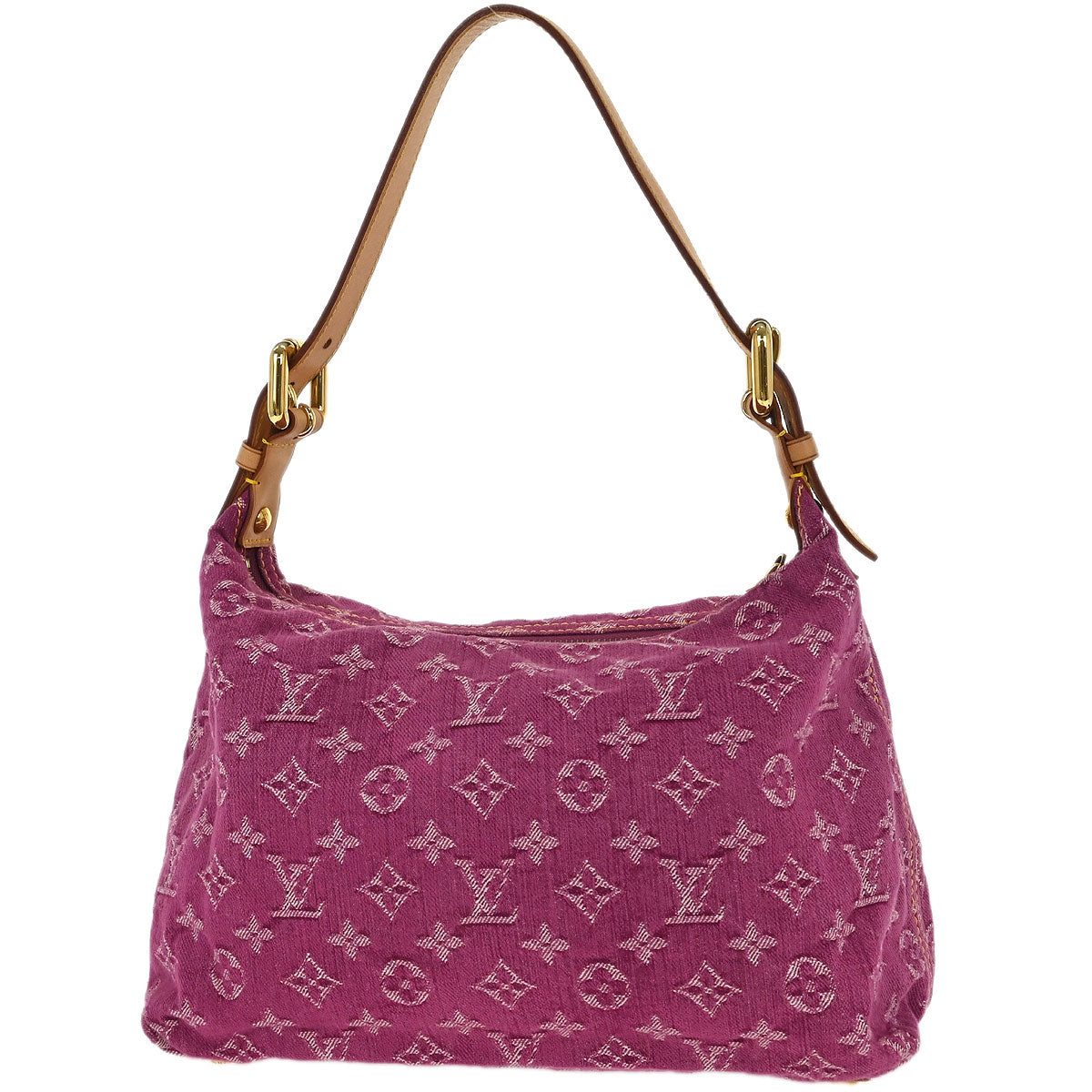 Louis Vuitton Pink Monogram Denim Baggy PM Shoulder Bag M95212