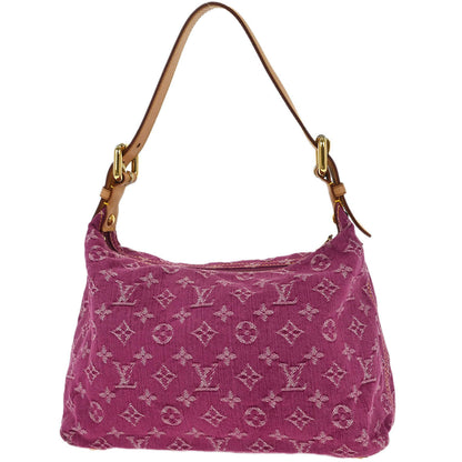 Louis Vuitton Pink Monogram Denim Baggy PM Shoulder Bag M95212