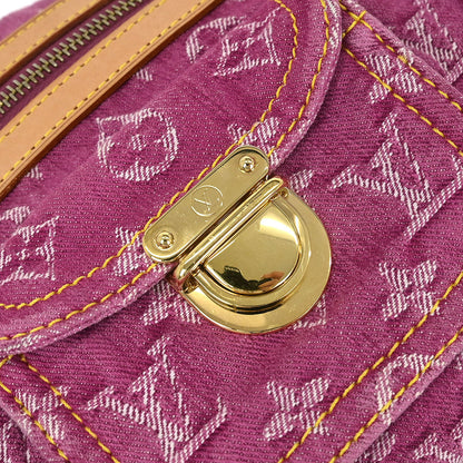 Louis Vuitton Pink Monogram Denim Baggy PM Shoulder Bag M95212