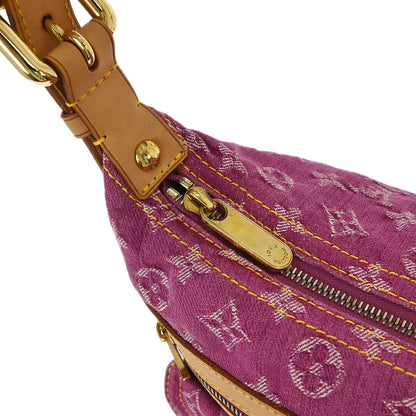 Louis Vuitton Pink Monogram Denim Baggy PM Shoulder Bag M95212
