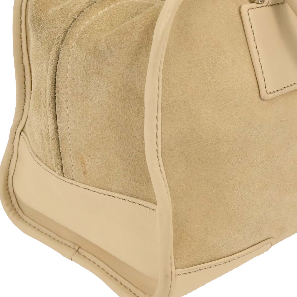 Loewe Beige Suede Amazona 28 Handbag