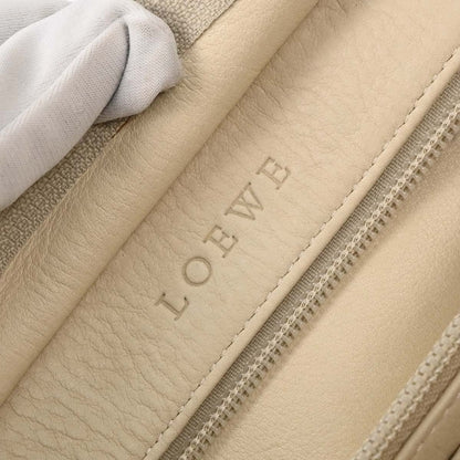 Loewe Beige Suede Amazona 28 Handbag