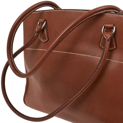 Hermes Fauve Box Calf La Tote Handbag