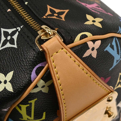 Louis Vuitton Black Monogram Multicolor Speedy 30 Handbag M92642