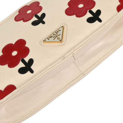 Prada White Leather Handbag
