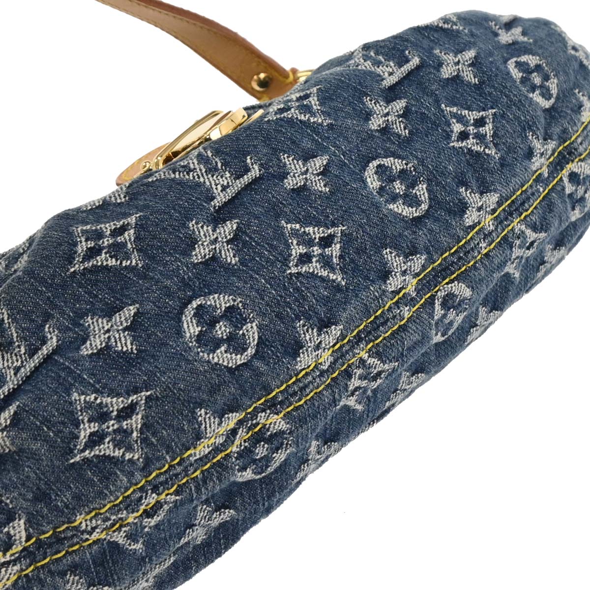 Louis Vuitton Blue Monogram Denim Mini Pleaty Handbag M95050