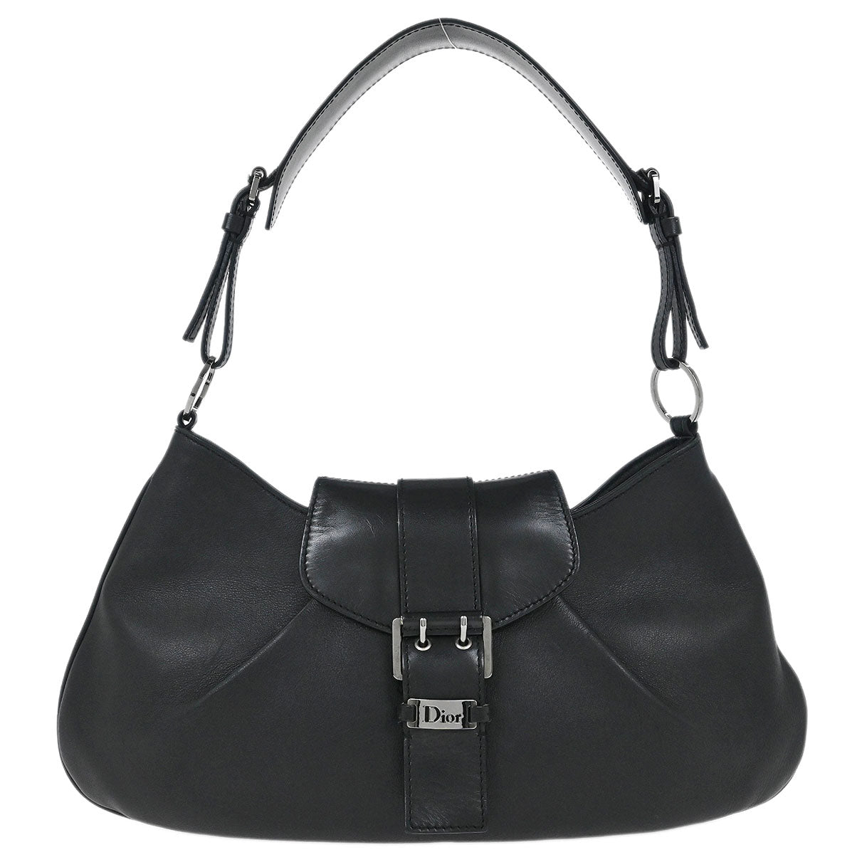 Christian Dior Black Leather Street Chic Handbag