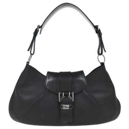 Christian Dior Black Leather Street Chic Handbag