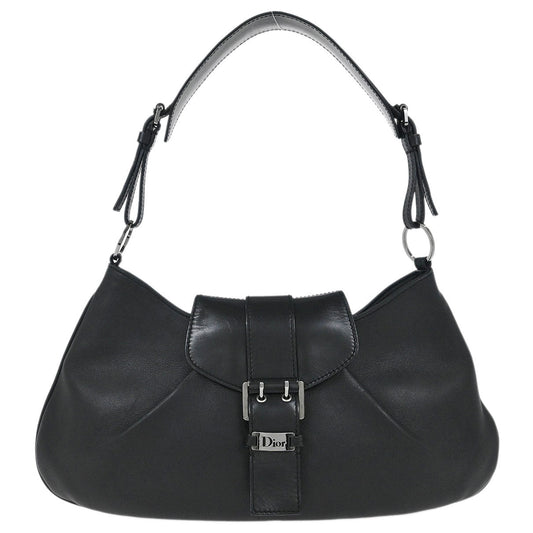 Christian Dior Black Leather Street Chic Handbag