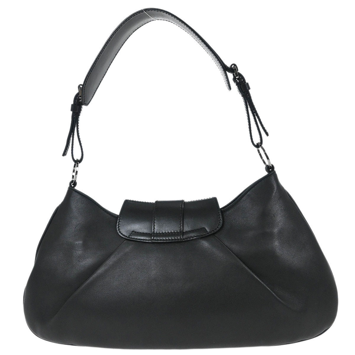 Christian Dior Black Leather Street Chic Handbag