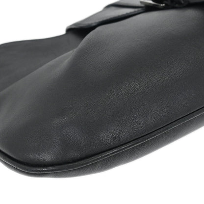 Christian Dior Black Leather Street Chic Handbag