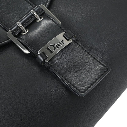 Christian Dior Black Leather Street Chic Handbag