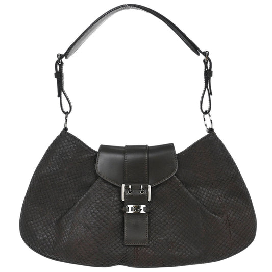 Christian Dior * Brown Python Handbag