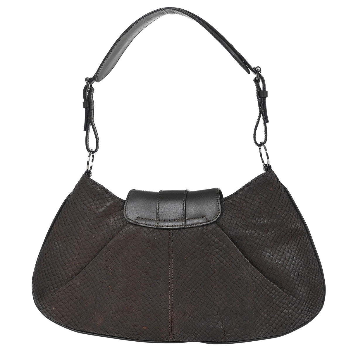 Christian Dior * Brown Python Handbag