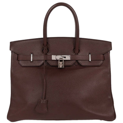Hermes Brulee Epsom Birkin 35 Handbag