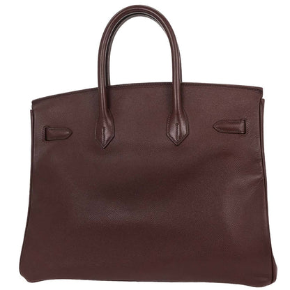 Hermes Brulee Epsom Birkin 35 Handbag