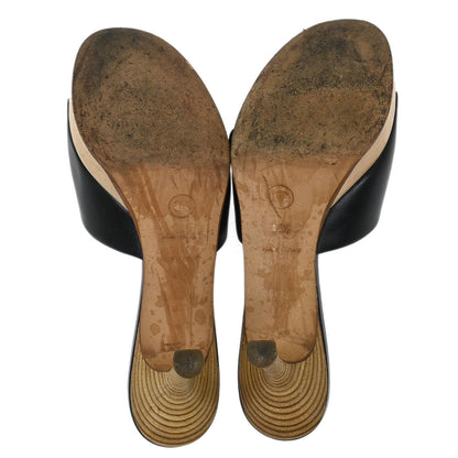 Chanel * Black Shoes Sandals #9