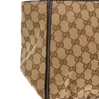 Gucci Beige Canvas GG Tote Handbag