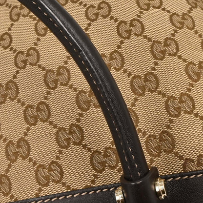 Gucci Beige Canvas GG Tote Handbag