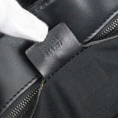 Gucci Black Canvas GG Tote Handbag