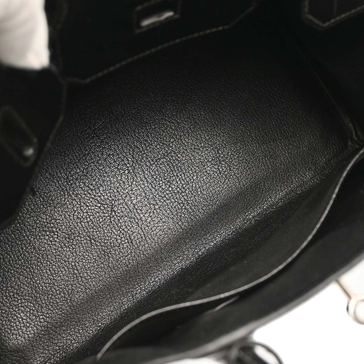 Hermes Blue Black Potamus Chevre Birkin 30 Handbag