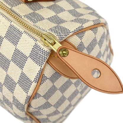 Louis Vuitton Damier Azur Speedy 25 Handbag N41534