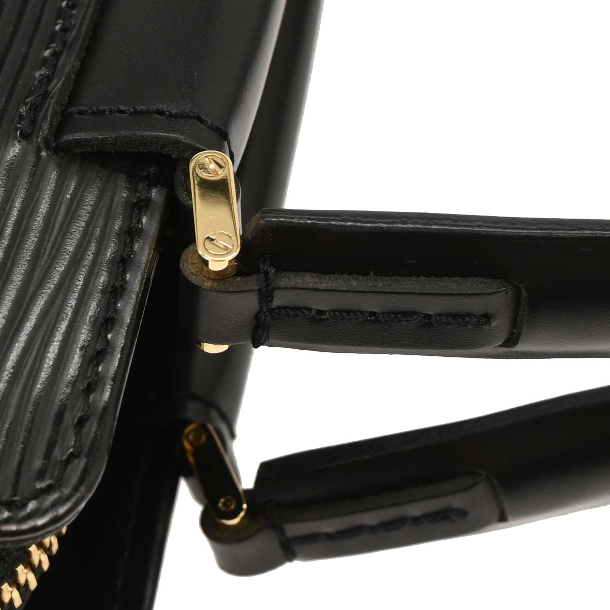 Louis Vuitton Black Epi Figari PM Handbag M52012