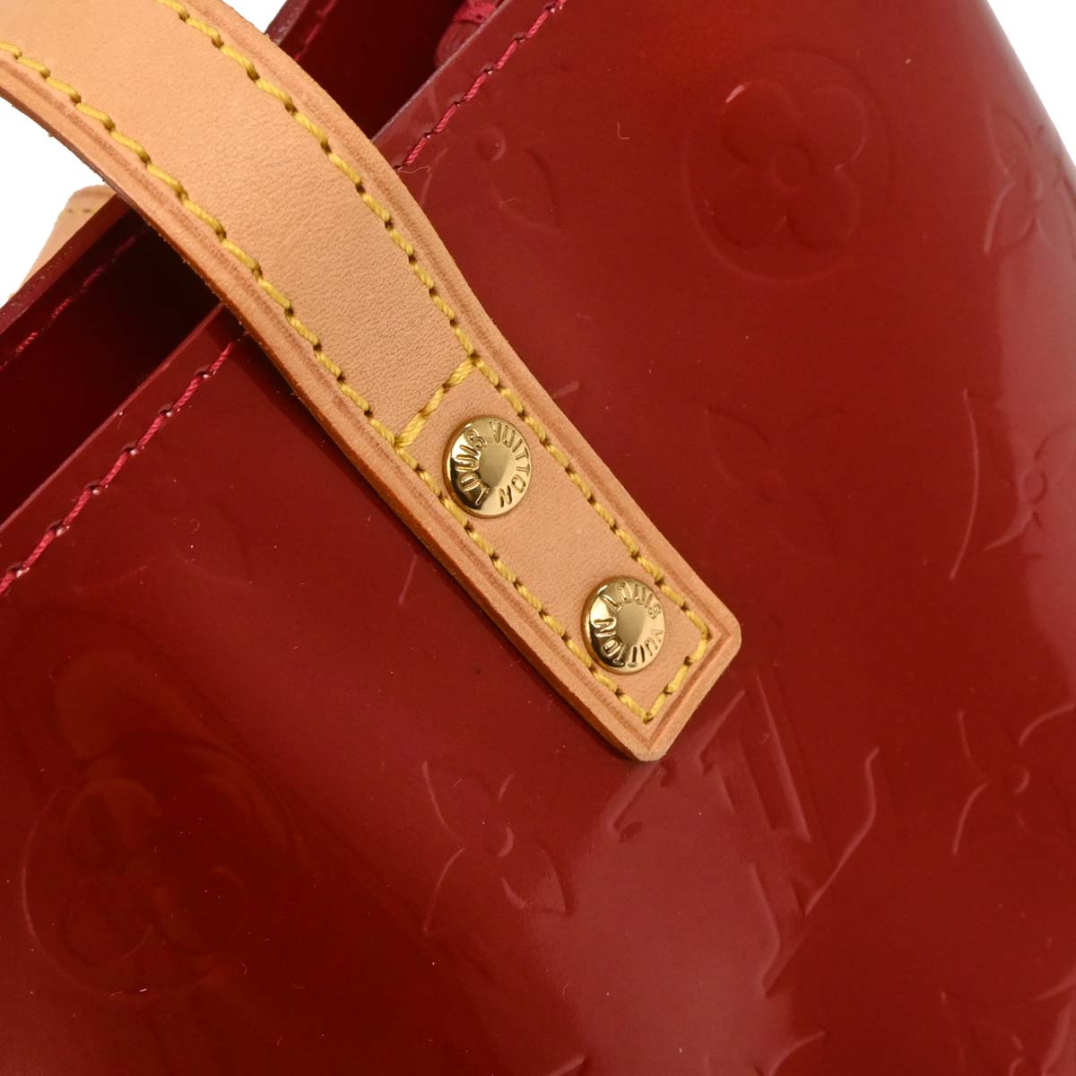 Louis Vuitton Red Vernis Reade PM Tote Handbag M91990