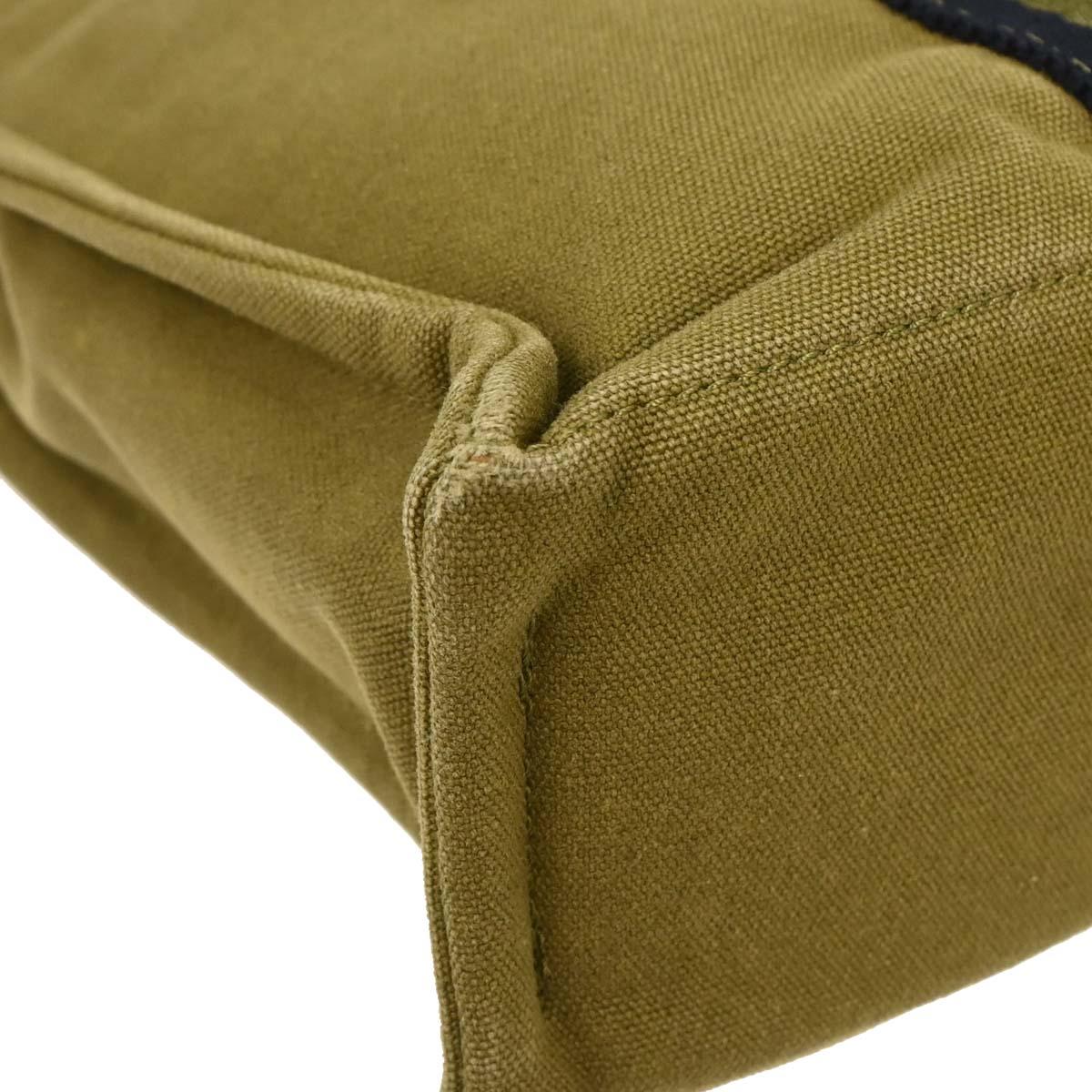 Hermes Khaki Canvas Fourre Tout PM Tote Handbag