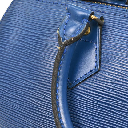 Louis Vuitton Blue Epi Speedy 25 Handbag M43015