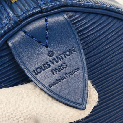 Louis Vuitton Blue Epi Speedy 25 Handbag M43015